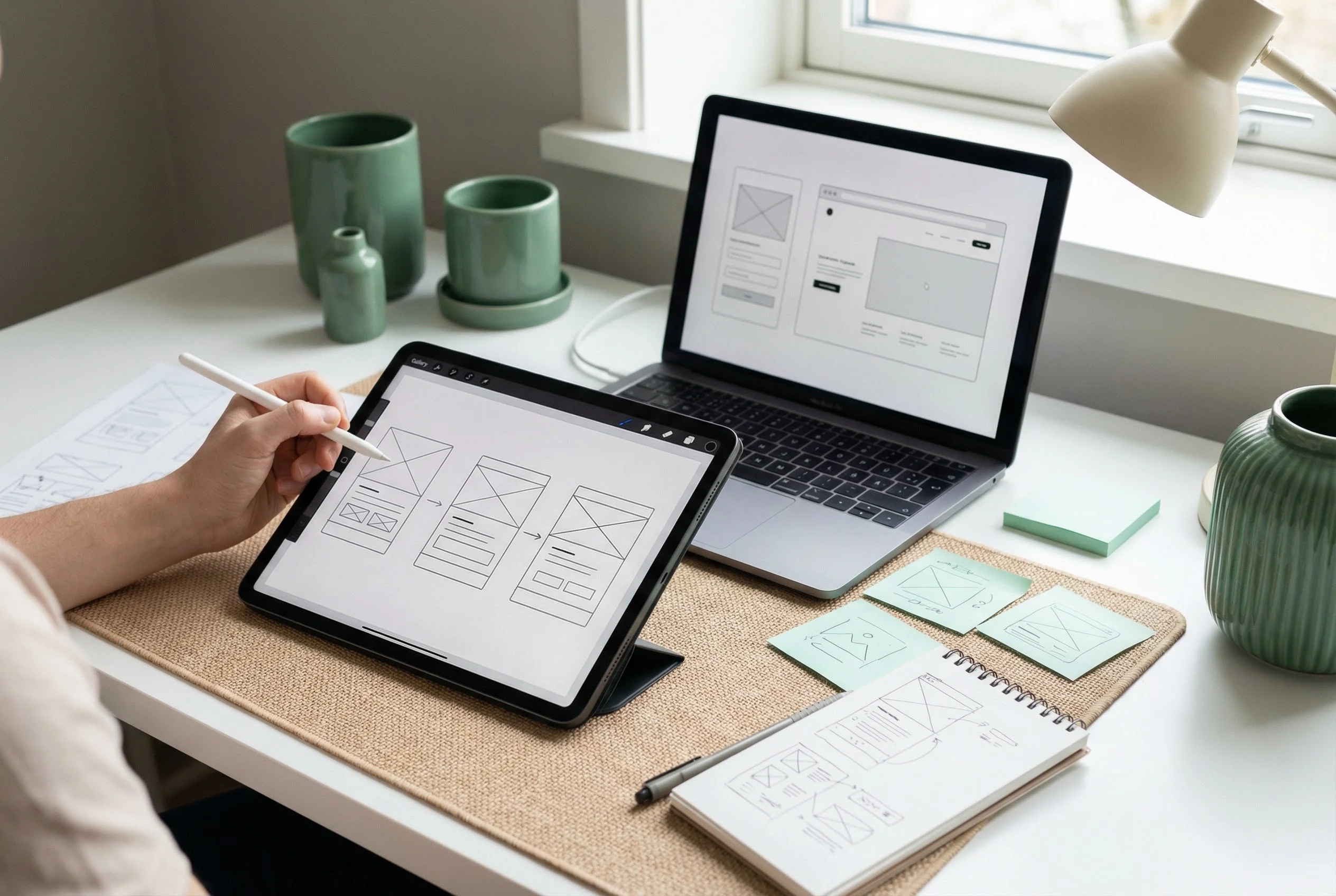 Процесс прототипирования интерфейсов, 1200x800px